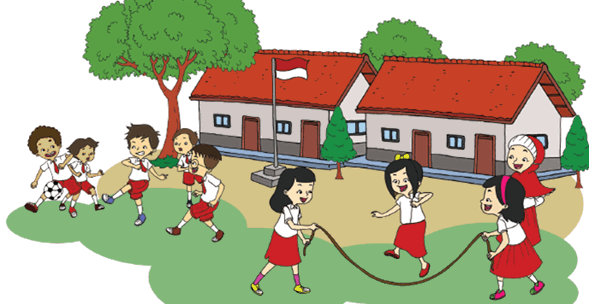 Pembelajaran 1 Tema 2 Subtema 3 Bermain Di Lingkungan Sekolah Mikirbae Com
