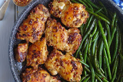 Spicy cumin chicken thighs with green beans