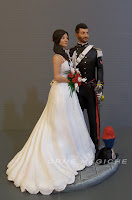 cake topper divisa gala gus carabinieri sposini realistici eleganti orme magiche