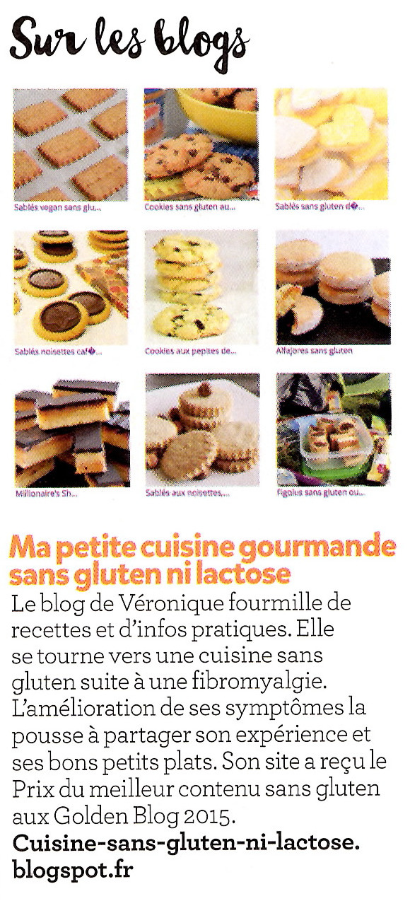 Ma petite cuisine gourmande... dans le Hors-Série SANS GLUTEN du