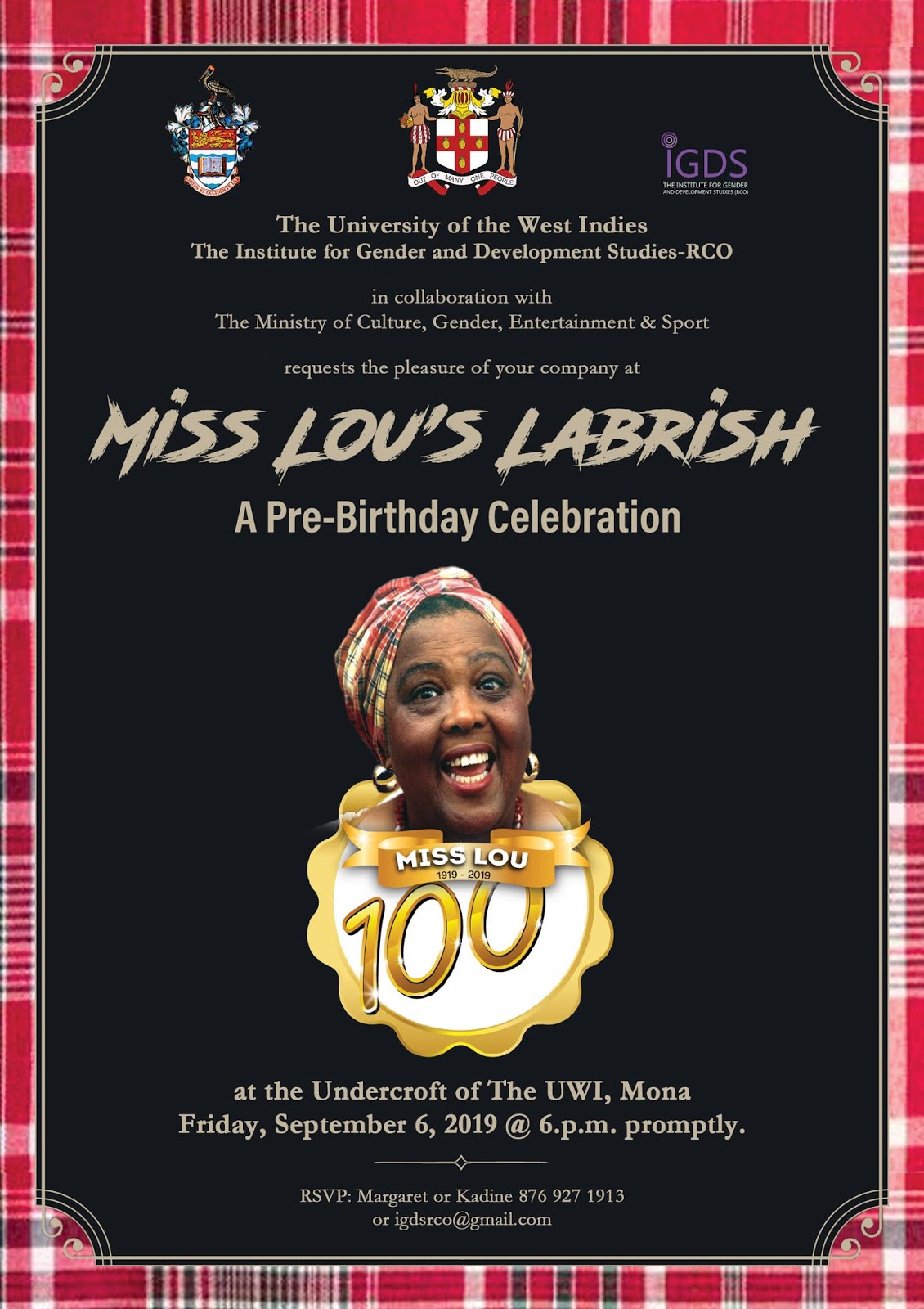 September Commemoration for Jamaica's Miss Lou – Repeating Islands