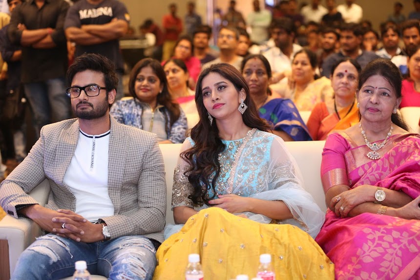 Nabha Natesh at Nannu Dochukunduvate Pre-Release