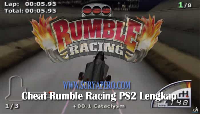 cheat rumble racing ps2 lengkap membuka semua mobil