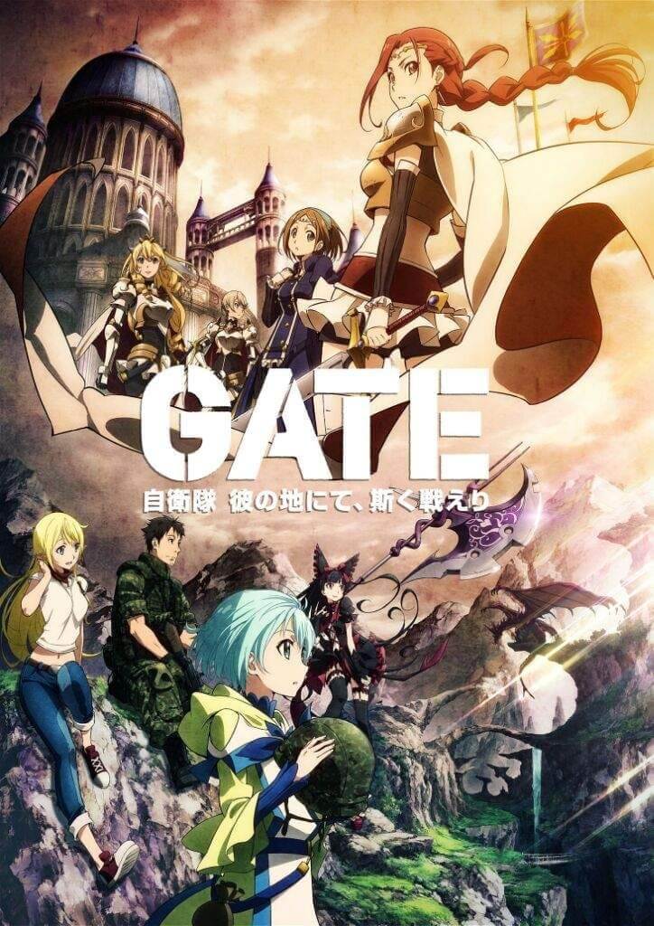 تقرير عن أنمي Gate: Jieitai Kanochi nite, Kaku Tatakaeri