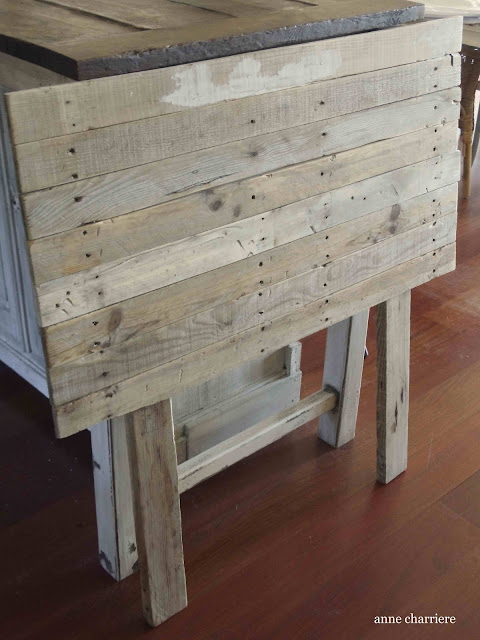 www.annecharriere.com, DIY headboard from pallets, upcycle,