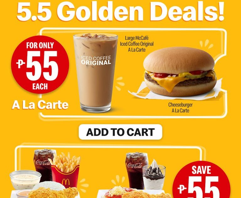 Manila Shopper McDo x Shopee 5.5 Golden Deals