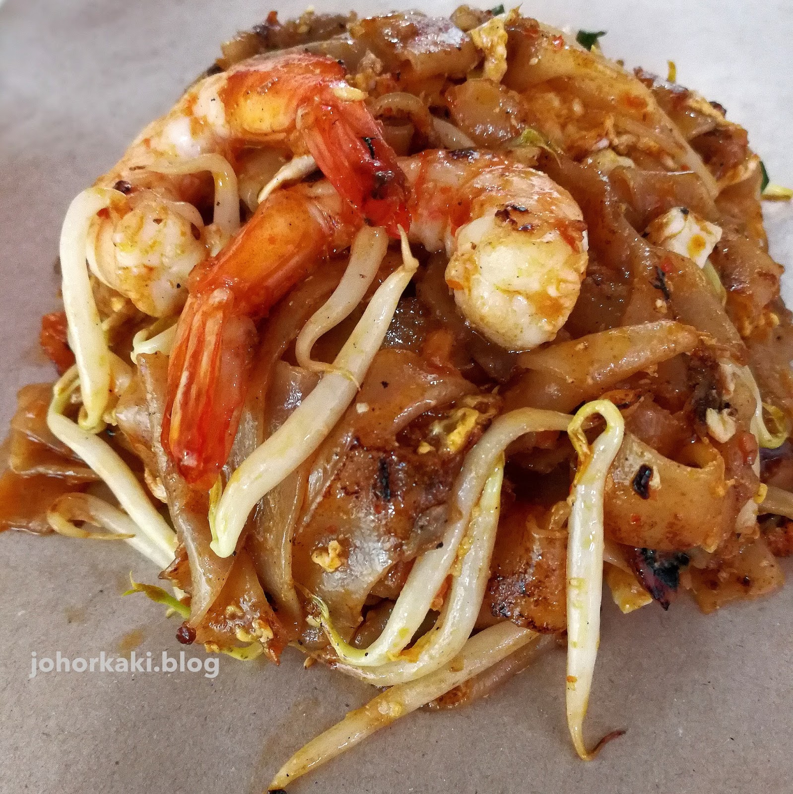 Closed Char Kway Teow At Restoran Tien Tien Kopitiam In Pelangi Johor Kaki Travels For Food