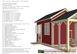 chicken coop garden plans combo shed sheds storage cb200 building construction run combination perspective op completed wire