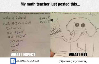 Math Meme Teacher Just Posted