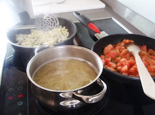 elaboración de la salsa