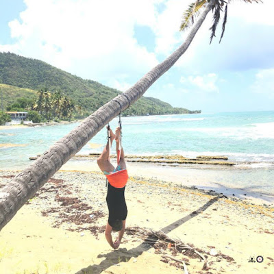 yoga-aereo-ejercicio-inversion-mar-caribe-aero-sirsasana-aeroyoga-institute-puerto-rico-wellness-salud-bienestar