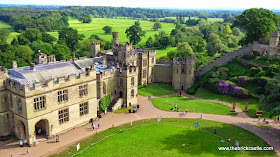 Warwick Castle Review - castle from above