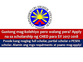 ched scholarship higher financial education pursue lacking accepting commission applications college resources want program under apply scholarships academic coming state