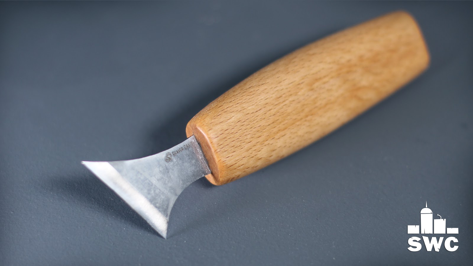 scrap wood city Making a handle for a geometric chip carving knife