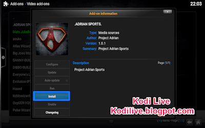 How To Install Adrian Sports Addon On Kodi