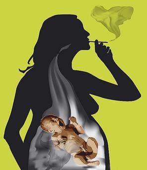 mujeres embarazadas fumadoras