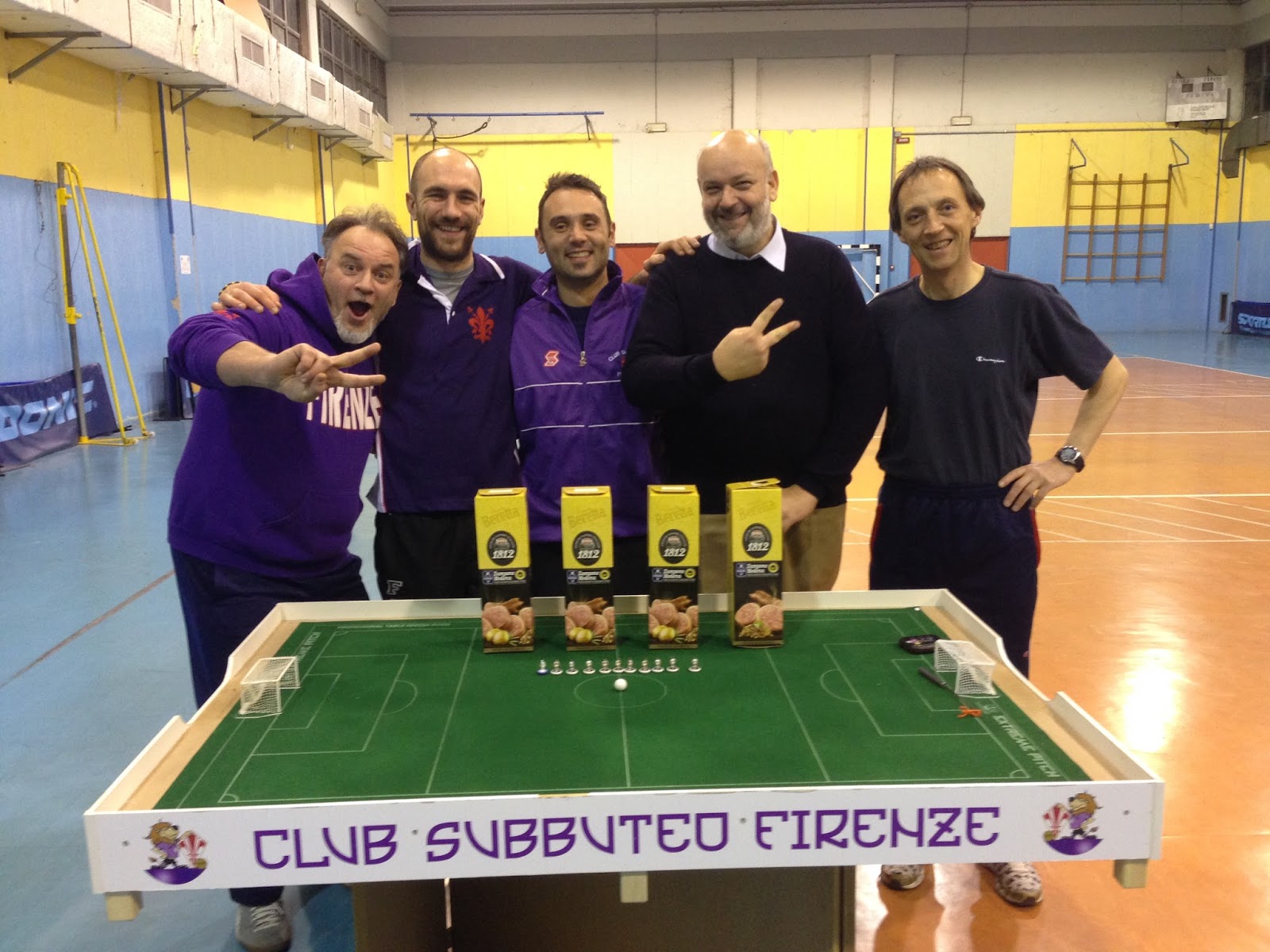 World Amateur Subbuteo Players Association Luca Pini on top in Firenze