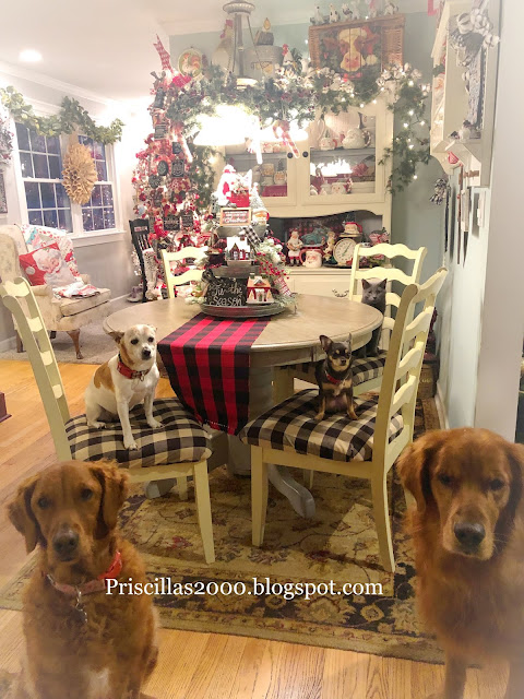 Christmas tiered tray