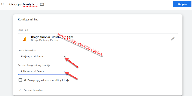 Cara Memasang Tracking Google Analytics Menggunakan Google Tag Manager