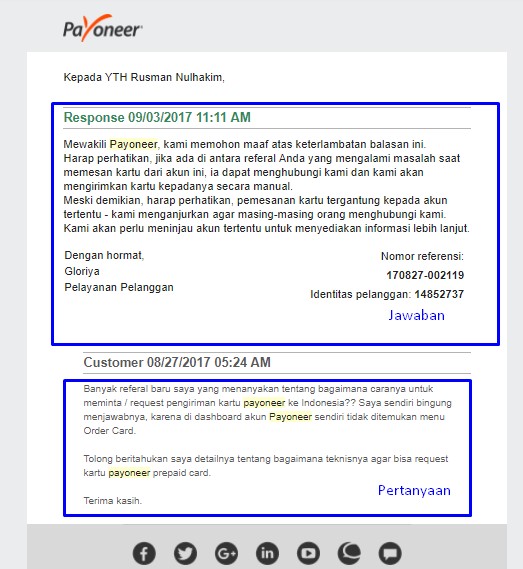 Cara Daftar Payoneer Tanpa Rekening