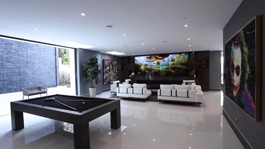 51 Interior Photos vs. 1475 Bel Air Rd, Los Angeles, CA Ultra Luxury Modern Mansion Tour