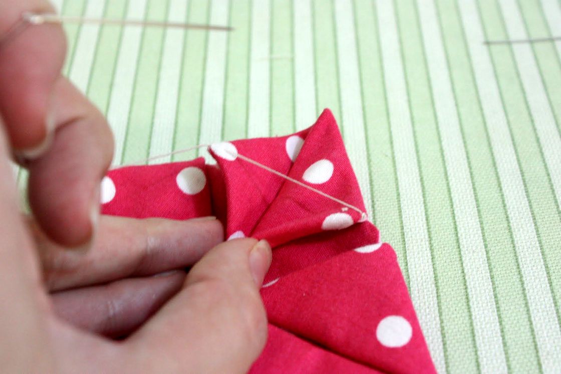 Fabric Flower Origami Tutorial