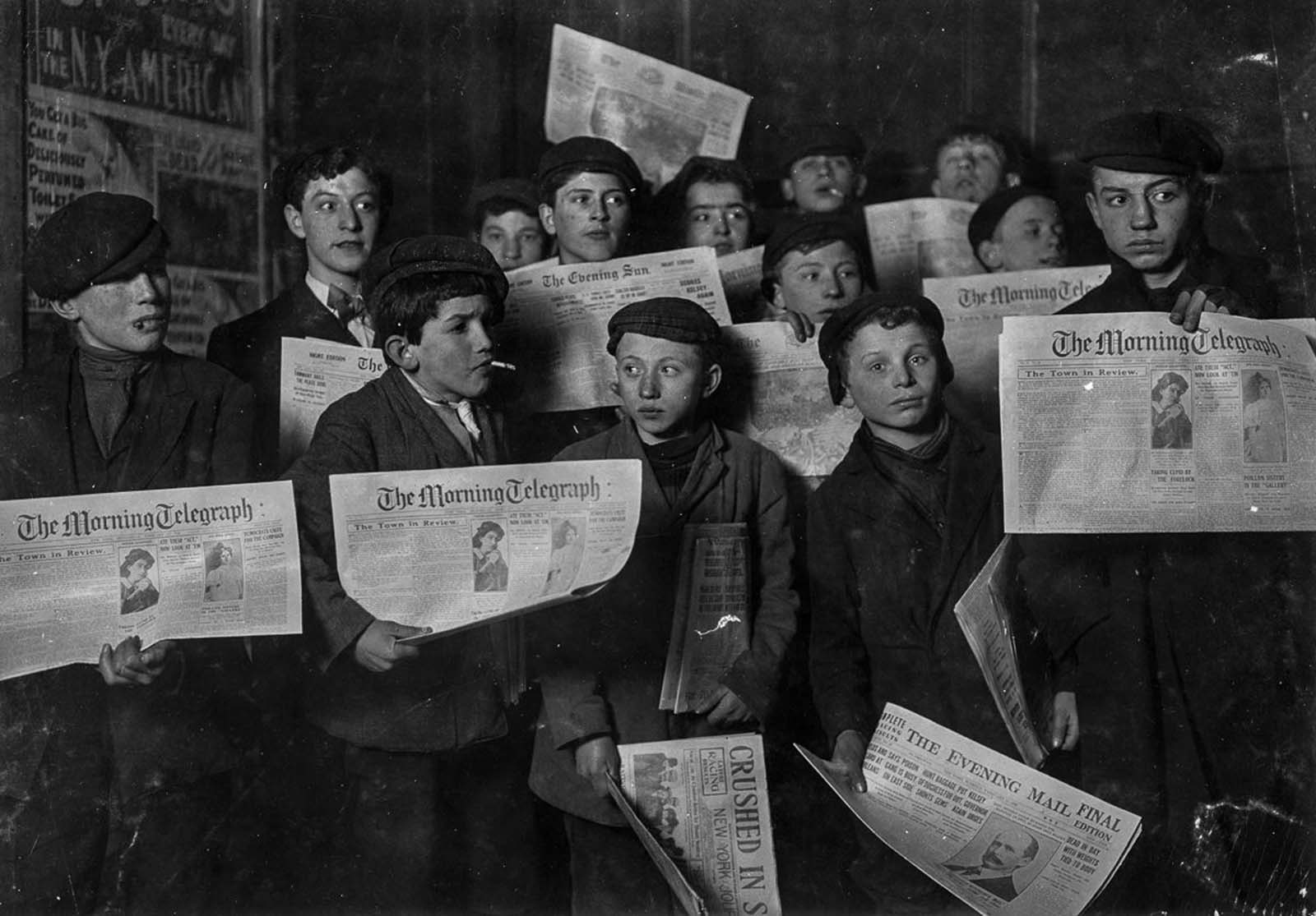 newsies photos lewis hine