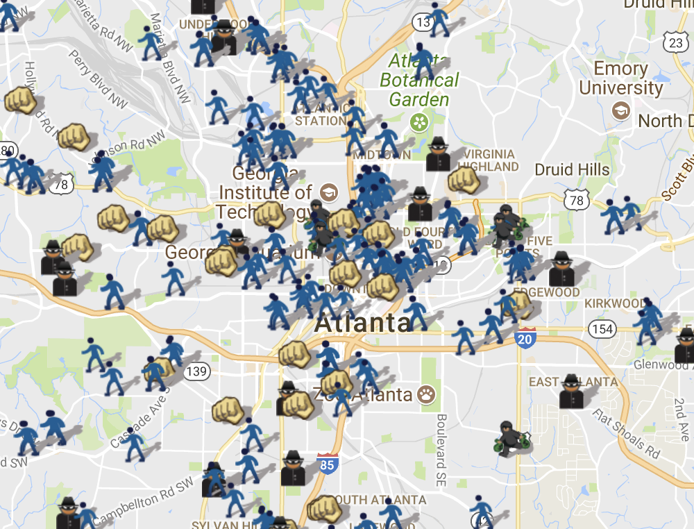 Crime Map For Atlanta Ga 