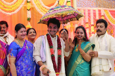 Sai Kumar Son actor and cricketer Aadi wedding