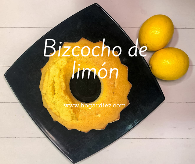 Bizcocho de limón esponjoso