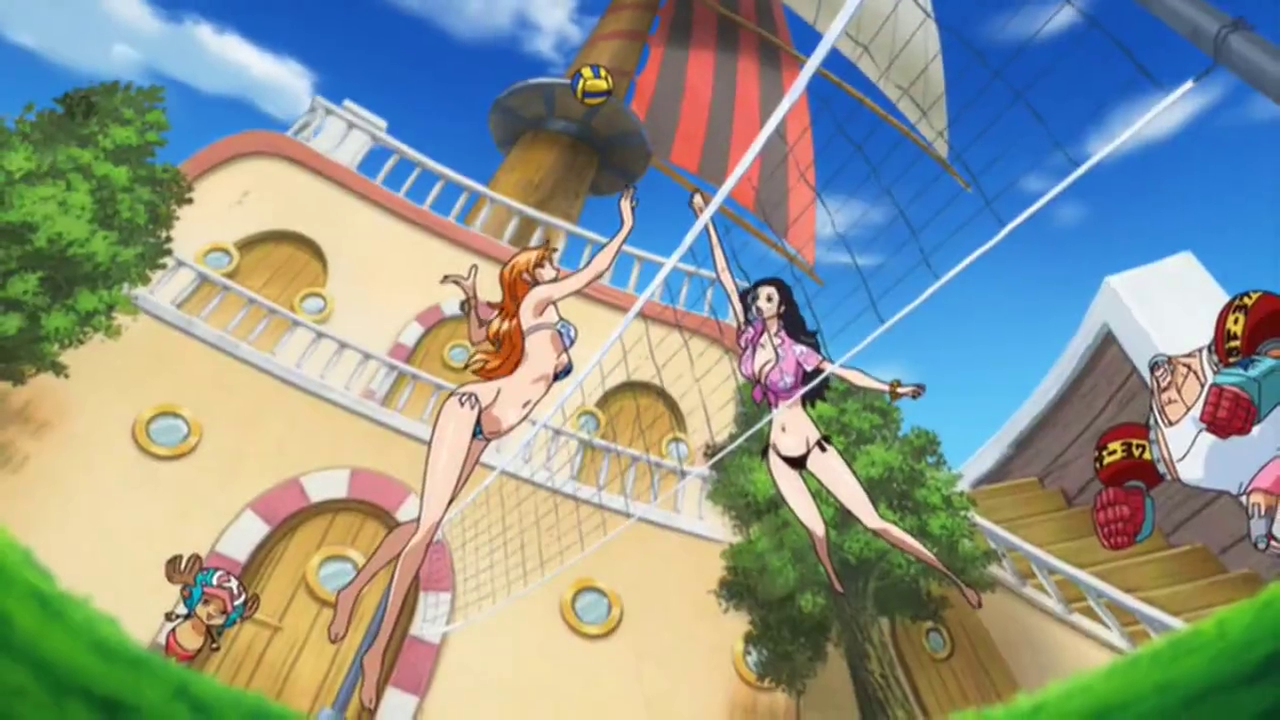 One Piece: Gold: Nami and Nico Robin (Episode 0) .