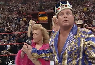 WWE / WWF Royal Rumble 2000 - The King is stunned at Mae Young wanting to get naked 