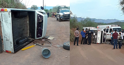 Conductor ebrio ocasiona accidente al Norte de Sonora, una niña de 5 años murió