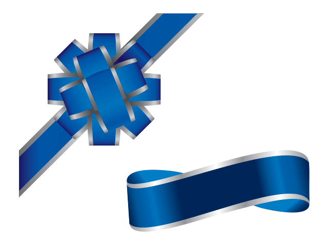 DOMAWE.net: Blue Ribbon - Vector Download