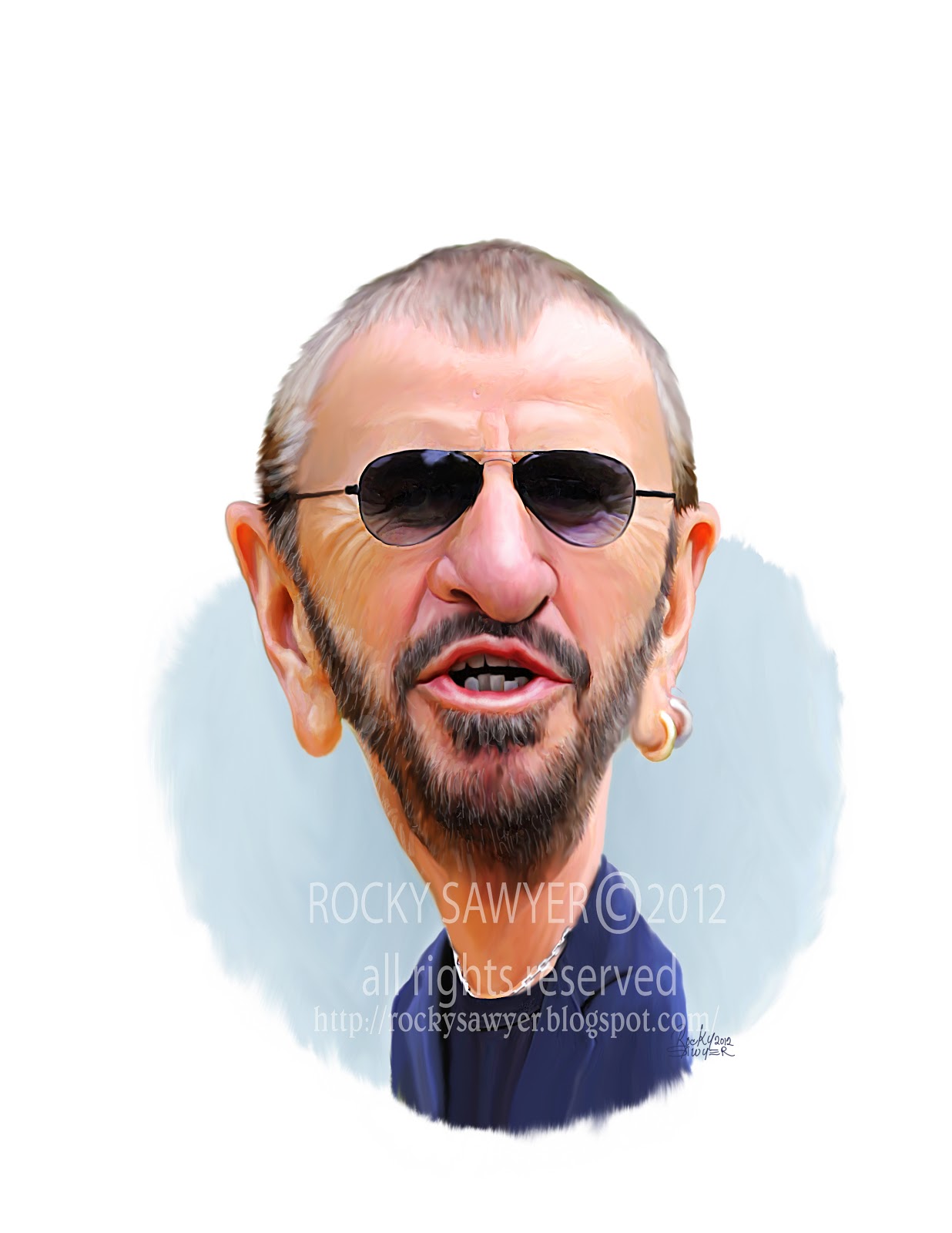 Sawyer Illustration Inc. caricature and cartoon art studio Ringo Starr