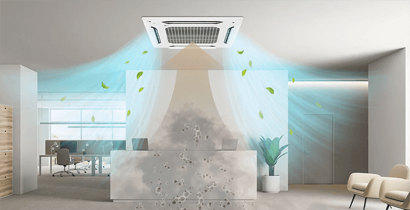 LG DUAL Vane Cassette helps deliver clean air to your home in the "New Normal" LG DUAL Vane Cassette helps deliver clean air to your home in the "New Normal"