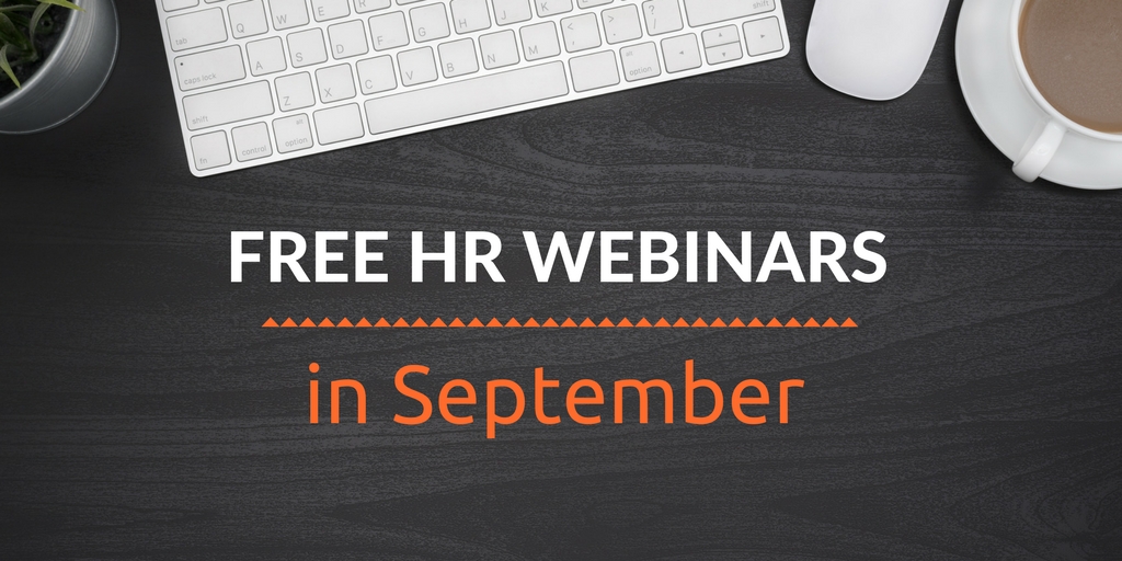 FREE HR Webinars To Watch This September How R U
