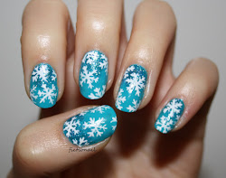 snowflake nail nails designs glitter glittery gone ve week