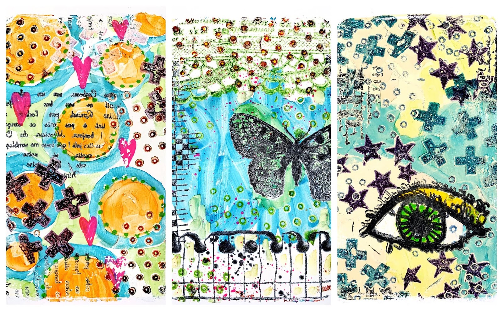 Printing with Gelli Arts® Mixed Media Printing with Gelli Arts® by