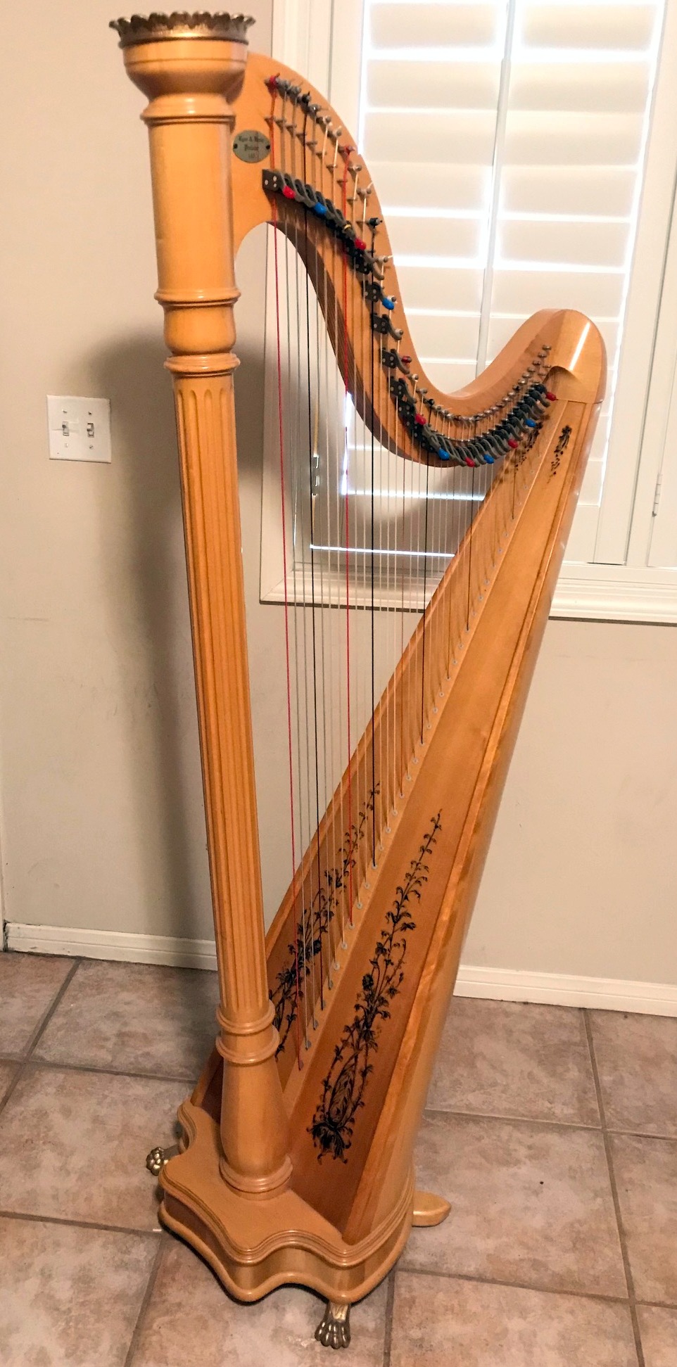 used lyon and healy harp dolly used lyon and healy harp dolly
