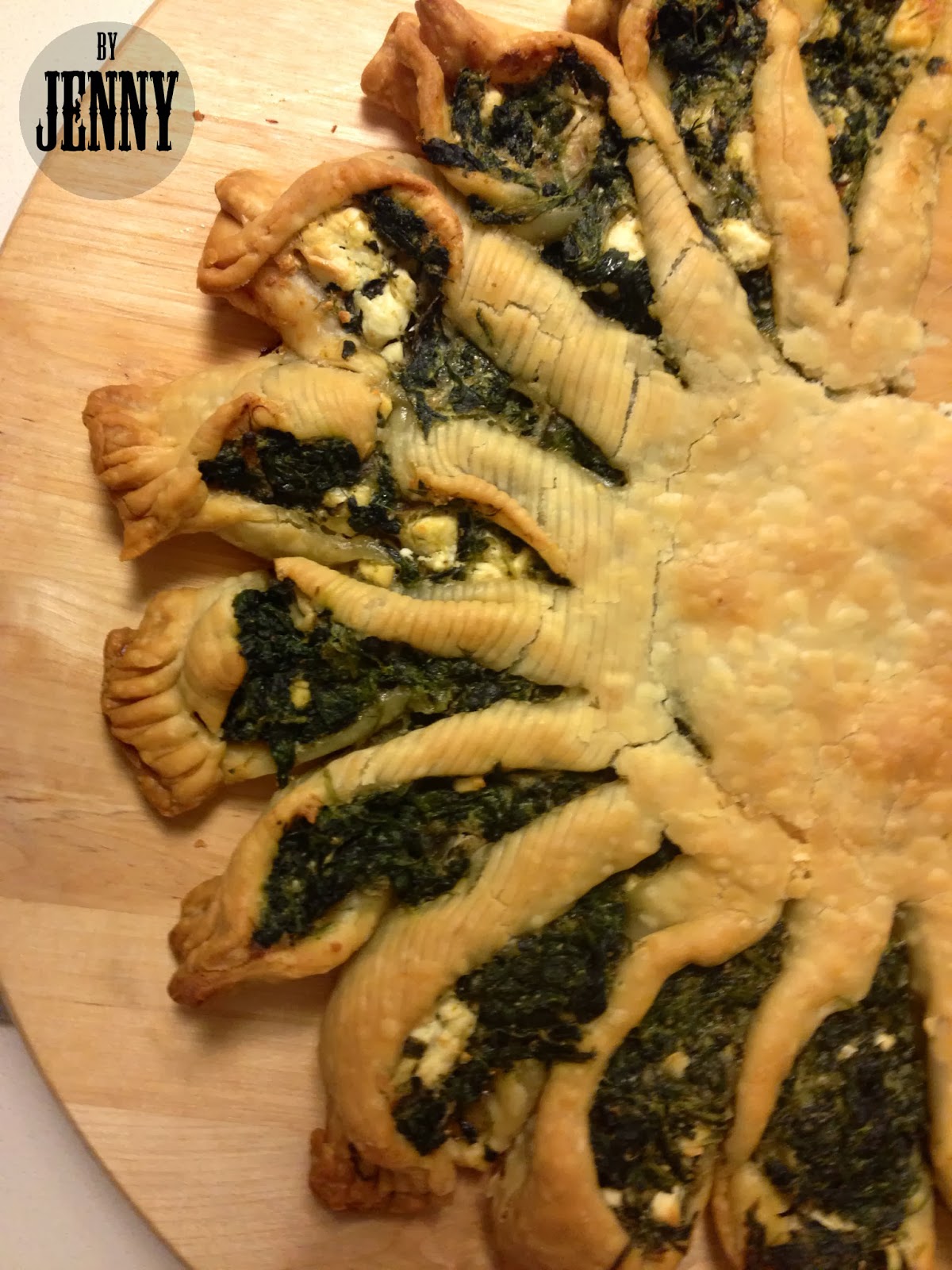 My Kitchen Diary Spinach pie for the Christmas table