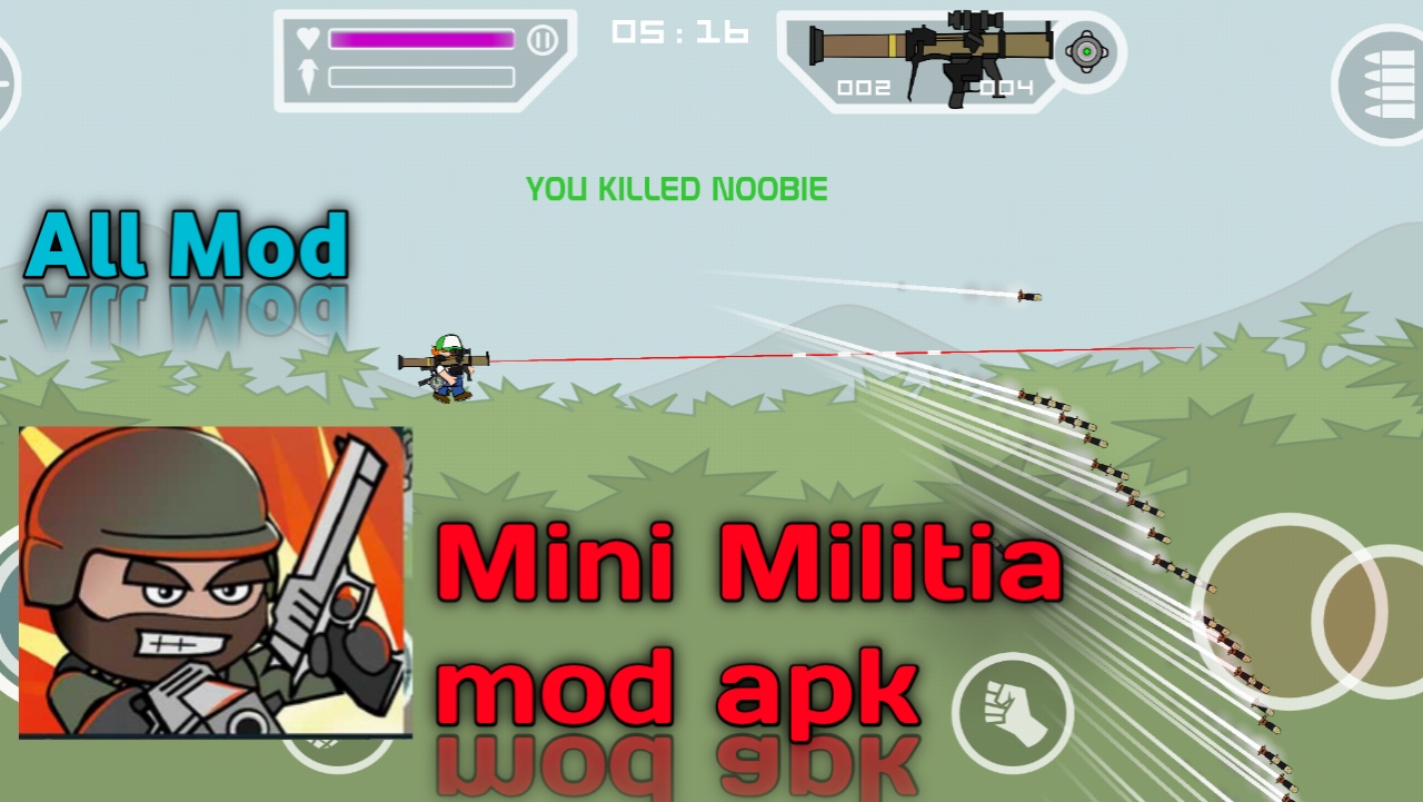 Download Mini Militia All mod apk