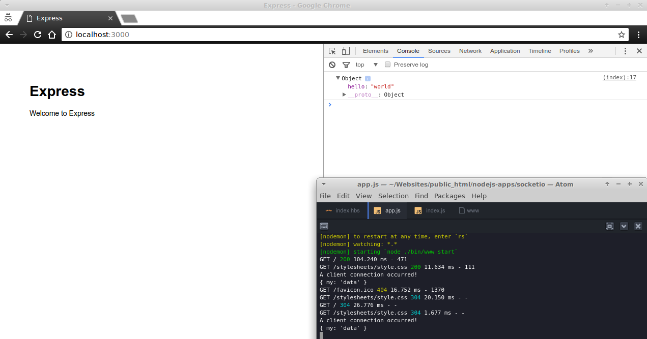 Tutorial Cara Menggunakan Socket.IO dan Express billnode