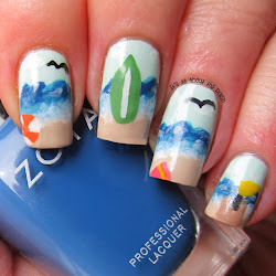 nail beach summer aussie perfect
