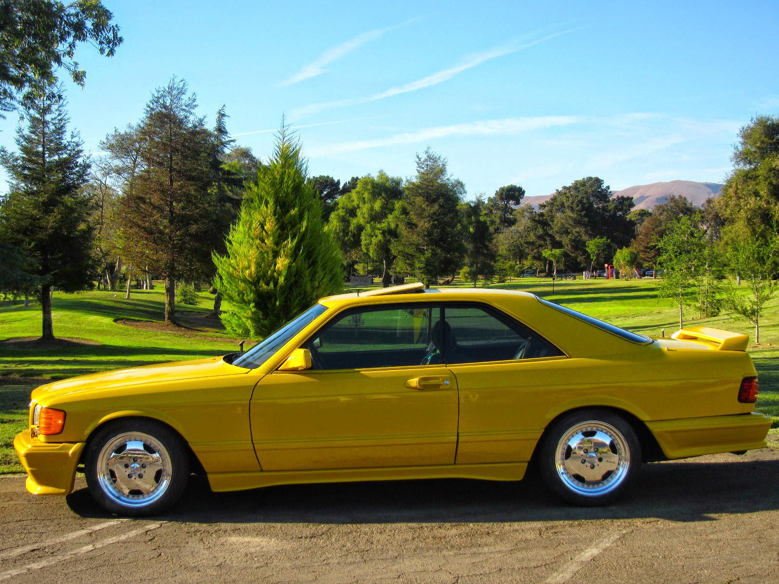 Mercedes Benz C126 560sec Yellow Benztuning