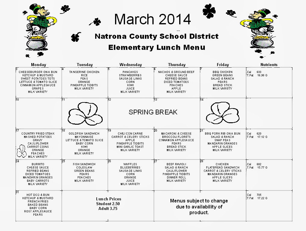 Bar Nunn Elementary School Lunch Menu bar-nunn-elementary-school-lunch-menu