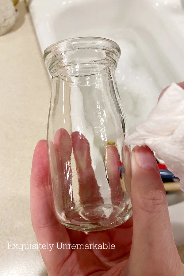 Clean Glass Jar