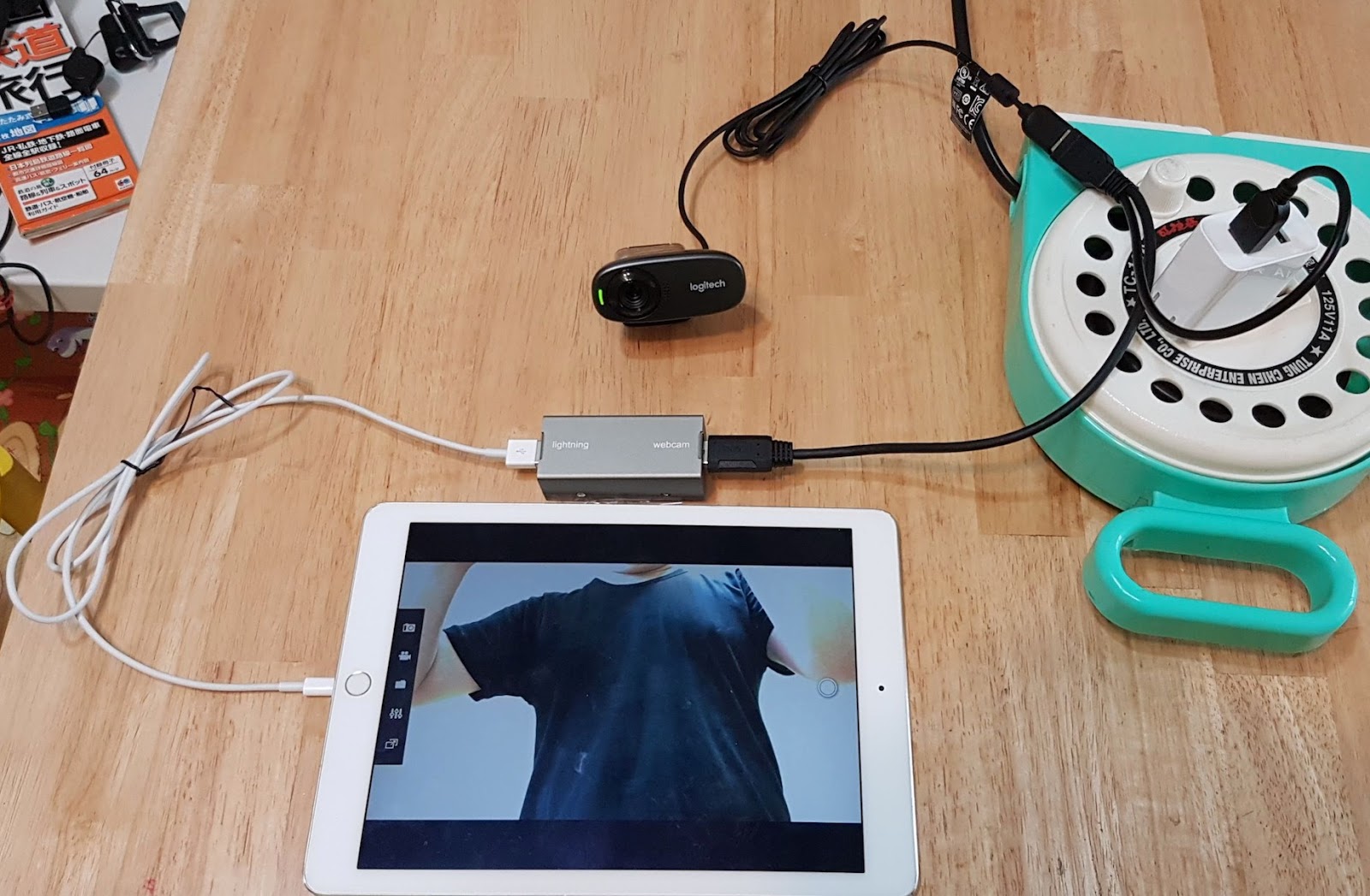 FEBON External video device communicate with iOS app over USB