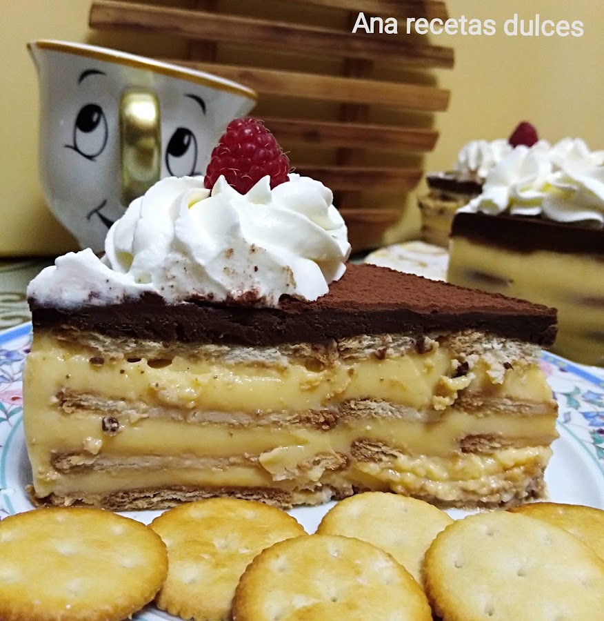 Tarta de la Abuela (Flan, Chocolate y Galletas) Cocina Tarta de la Abuela (Flan, Chocolate y Galletas) Cocina