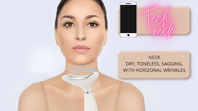 Skincare devices to help with tech neck By Barbie's Beauty Bits
